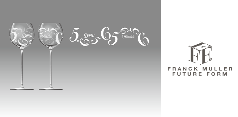 【FRANCK MULLER FUTURE FORM】 BONBORI GLASS（オリジナルデザイン＆オリジナルロゴ付き）