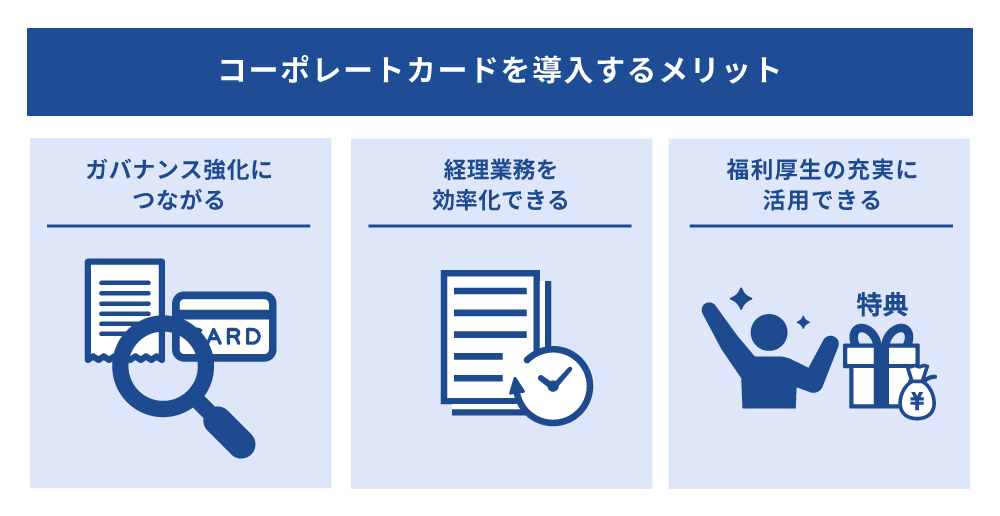 コーポレートカードを導入するメリット