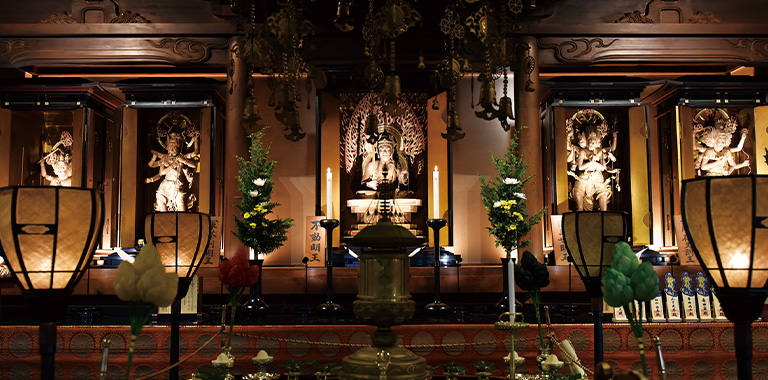 ④五大堂 五大明王