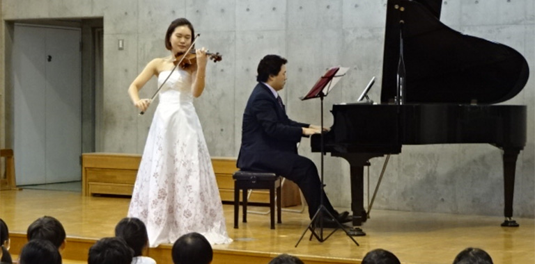 園児が素晴らしい音・音楽に出会うアウトリーチ 2019年10月7日　学校法人町山学園まどか幼稚園（葛飾区）