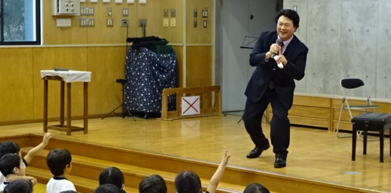 園児が素晴らしい音・音楽に出会うアウトリーチ 2019年10月7日　学校法人町山学園まどか幼稚園（葛飾区）