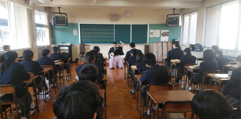 津軽三味線によるワークショップ＆コンサート 2019年1月28日、29日　高松市立牟礼南小学校、香川県立高松北中学高等学校、徳島県美馬市立三島小学校　ほか