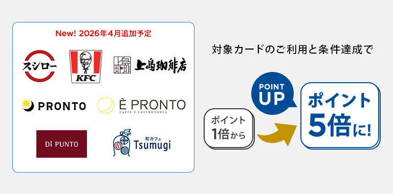 いつものお店でポイントボーナス